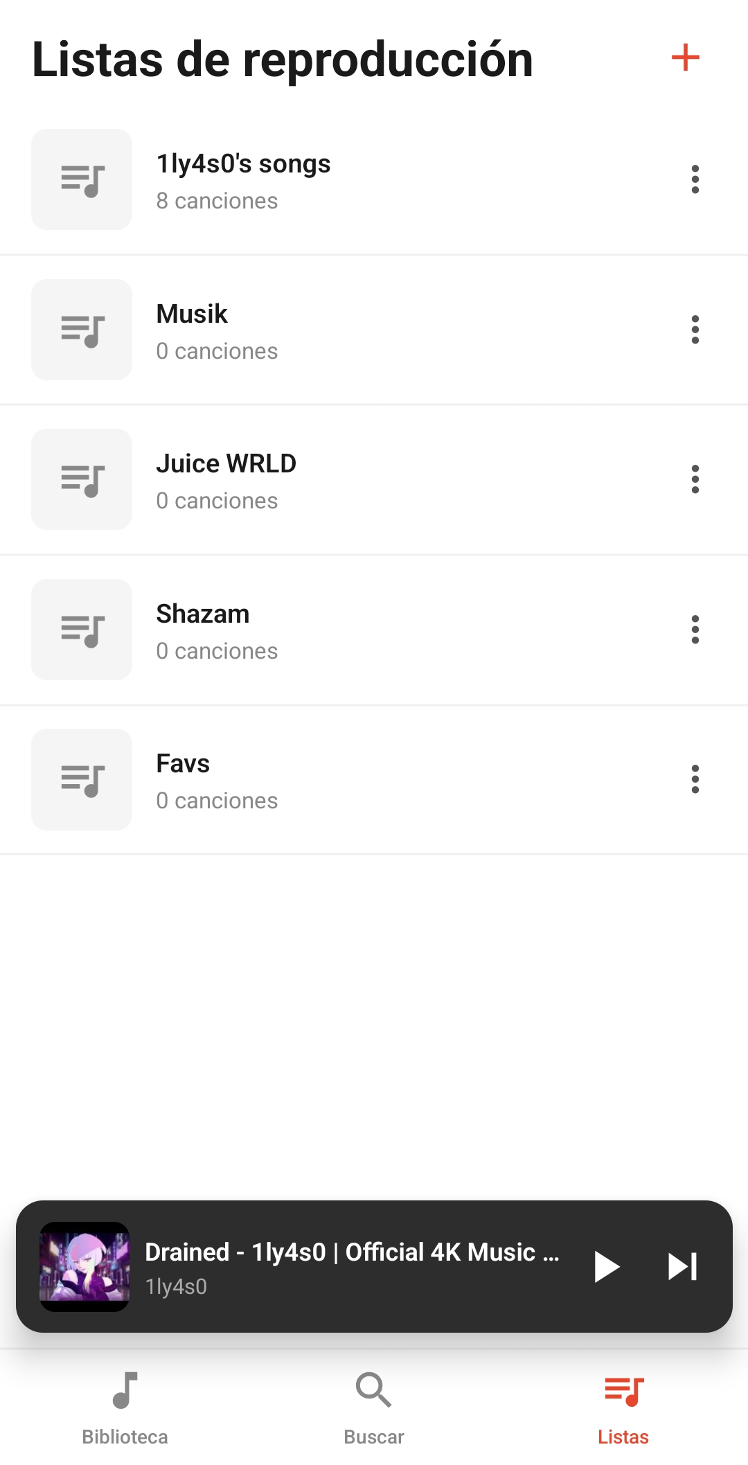 Listas de reproducción